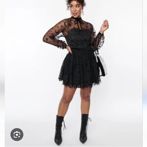 Unique Vintage Star and Moon Dress